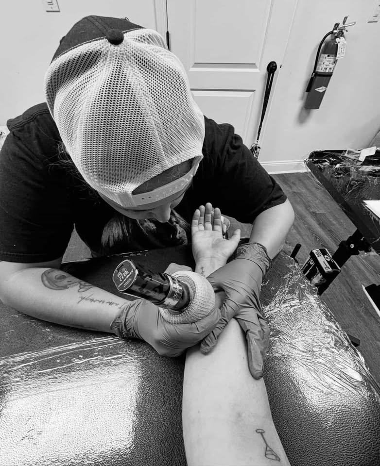 Sophia Nieves — owner and artist of SoSo Ink